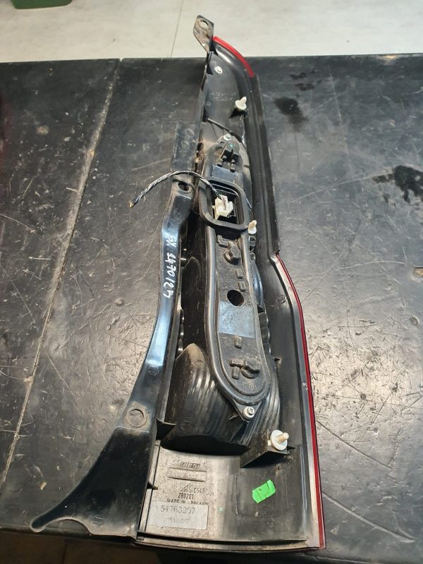 Fanale Posteriore Sinistro (SX, lato guidatore) corpo Nero FIAT PANDA (169) dal 2003 al 2011