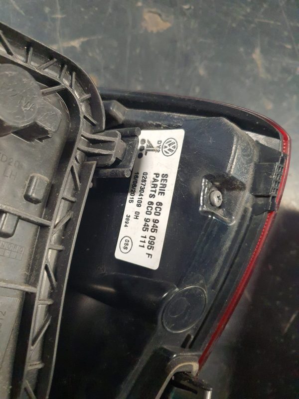 Fanale Posteriore Sinistro (SX, lato guidatore) VOLKSWAGEN POLO 5 “6C” dal 2014 al 2017